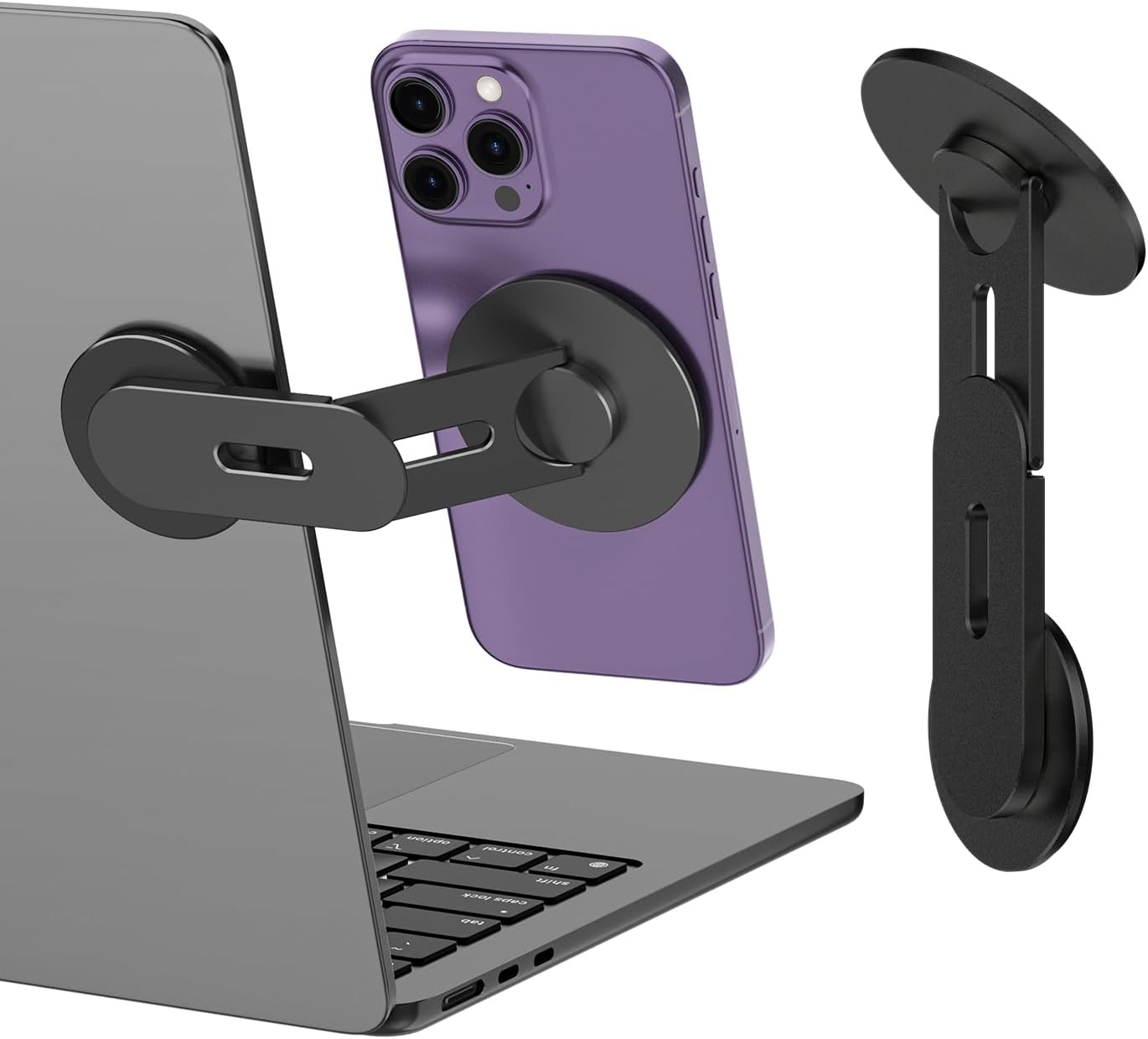 Laptop Accessories Must Have - CloudValley Magnetic Laptop Phone Stand, Adjustable