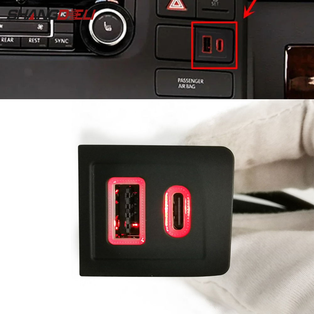 Usb C Power Adapter - 12V/24V Car Dual Charger Socket QC3.0