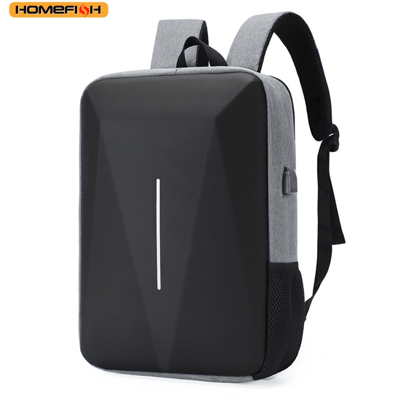 Laptop Backpack Anti Theft - HOMEFISH Men's Fashion Hard Shell Anti‑Theft