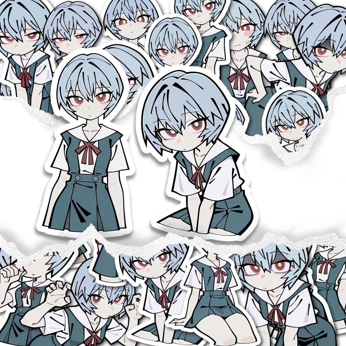 Laptop Accessories Toys - New Neon Genesis Evangelion Stickers Ayanami