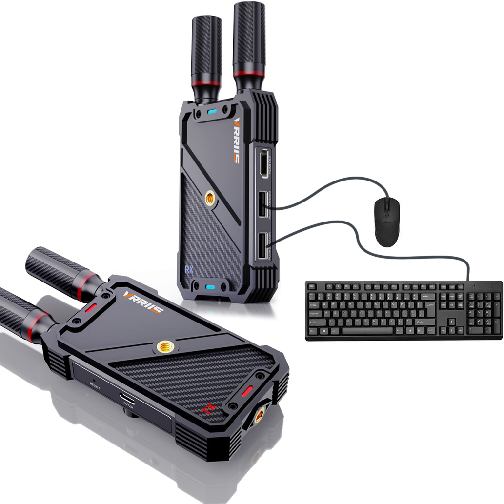Laptop Accessories Toys - VRRIIS WL082K 400m Wireless HDMI KVM