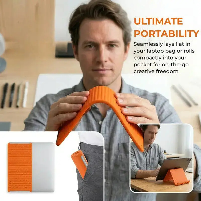 Silicone Foldable Phone Stand  - Apple Accessories Laptop review and price