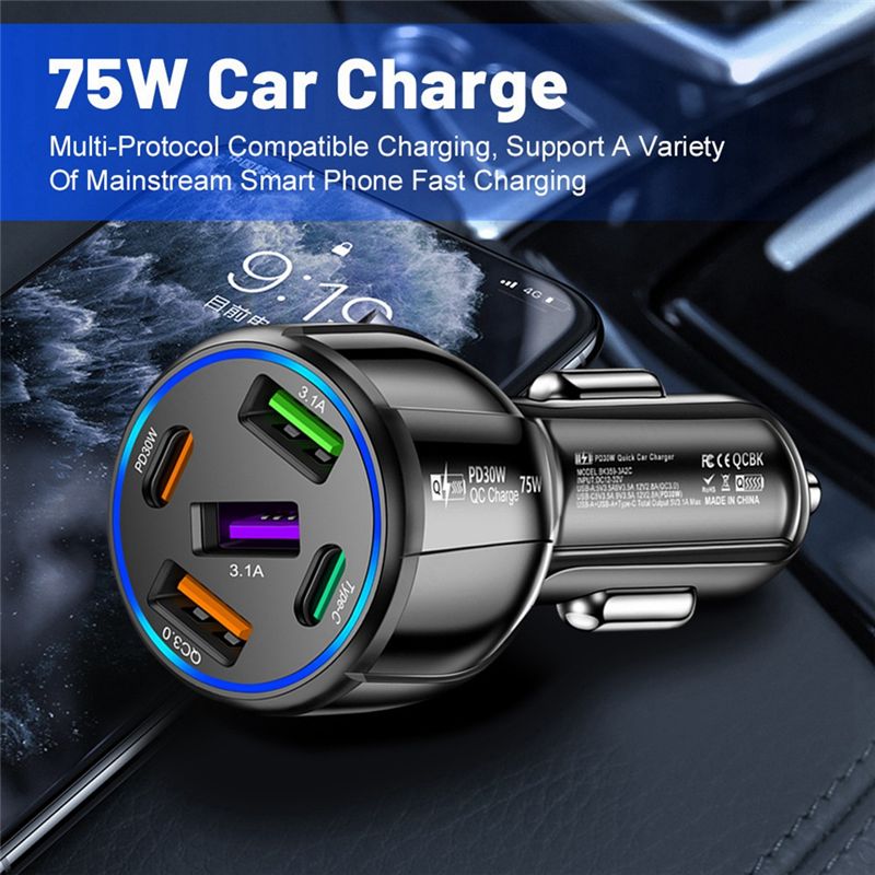Car USB Type C Fast Charging P - Usb C Power Adapter review and price