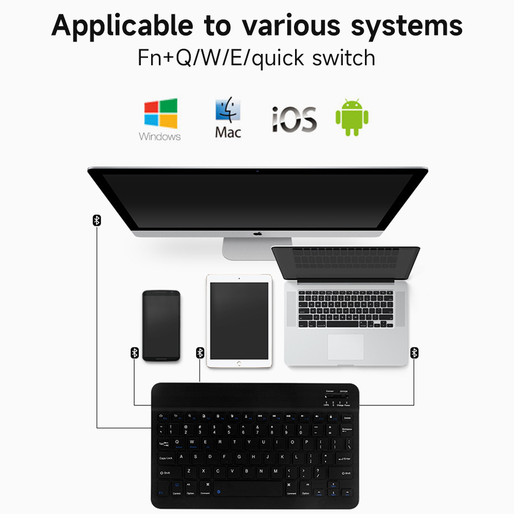 Bluetooth Keyboard for IOS And - Laptop Accessories Combo review and price