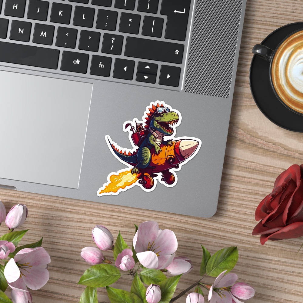 Dinosaur On Rocket Unique Must - Laptop Accessories You Must Have review and price