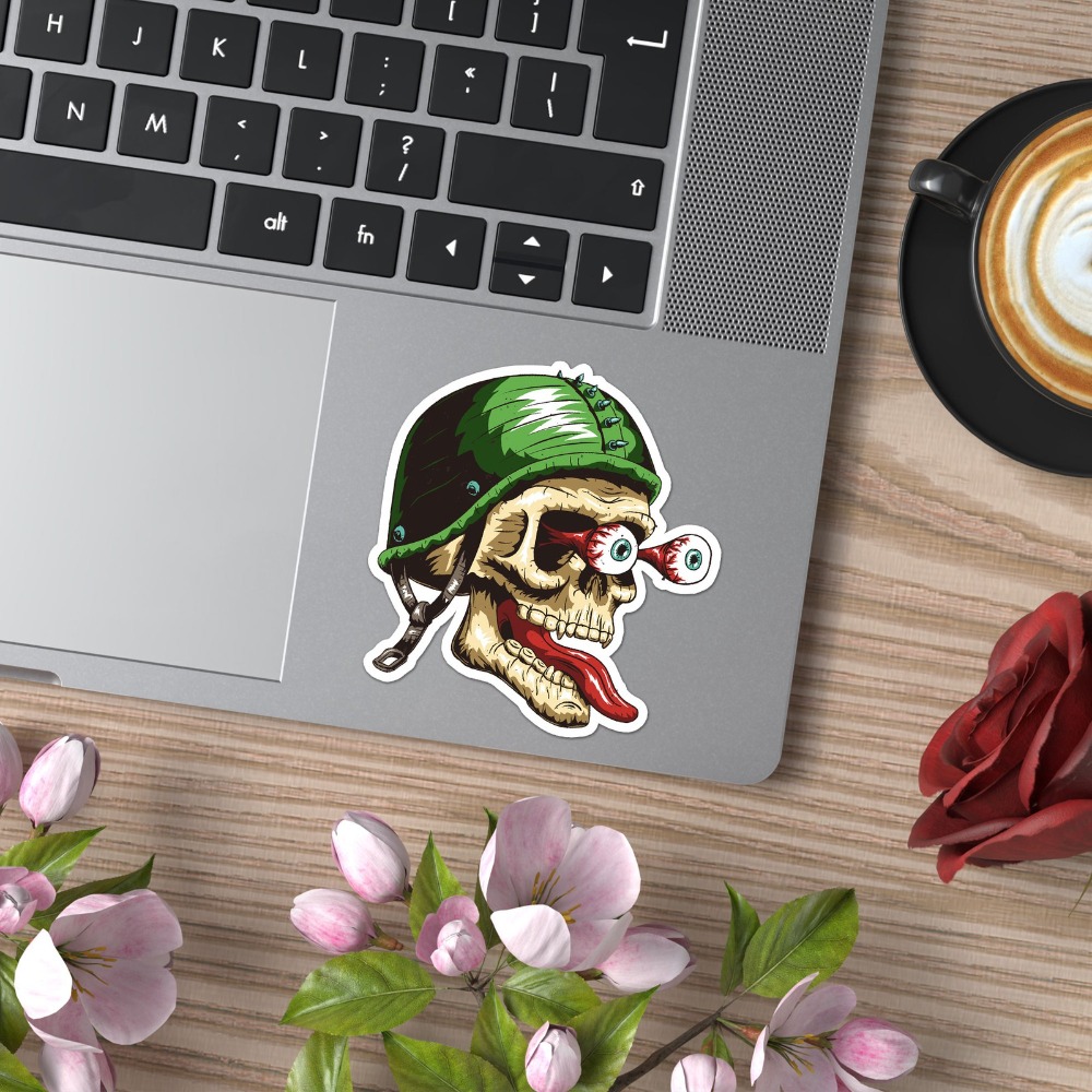 Skull Eyeballs Vinyl Anime Mus - Laptop Accessories You Must Have review and price