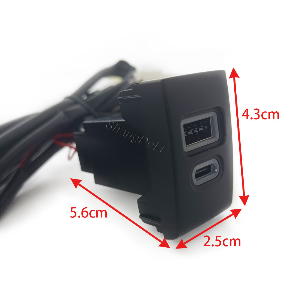1PC Car Charger Socket QC3.0 D - Usb C Power Adapter review and price