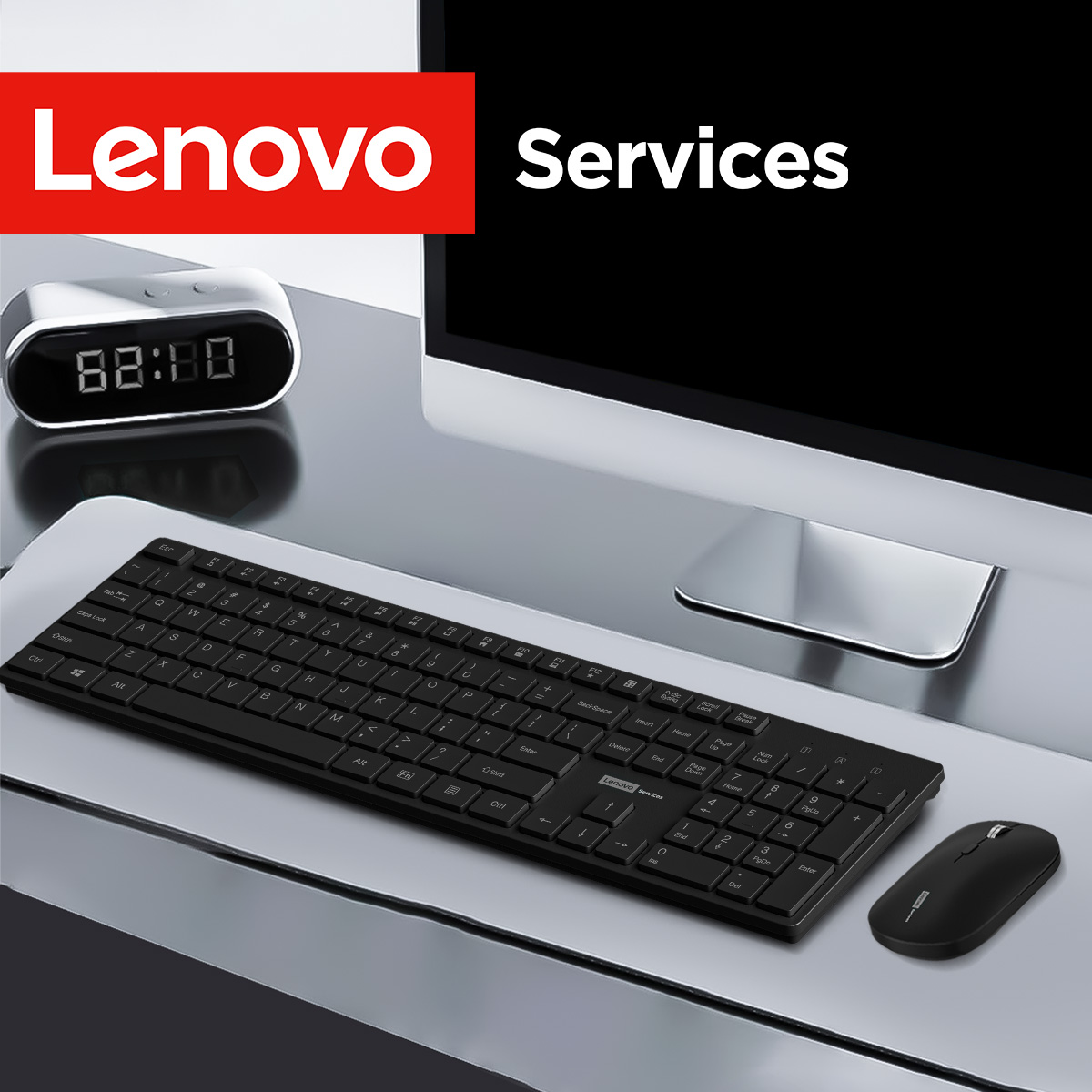 Lenovo KN220 Silent 2.4G Wirel - Laptop Accessories Combo review and price