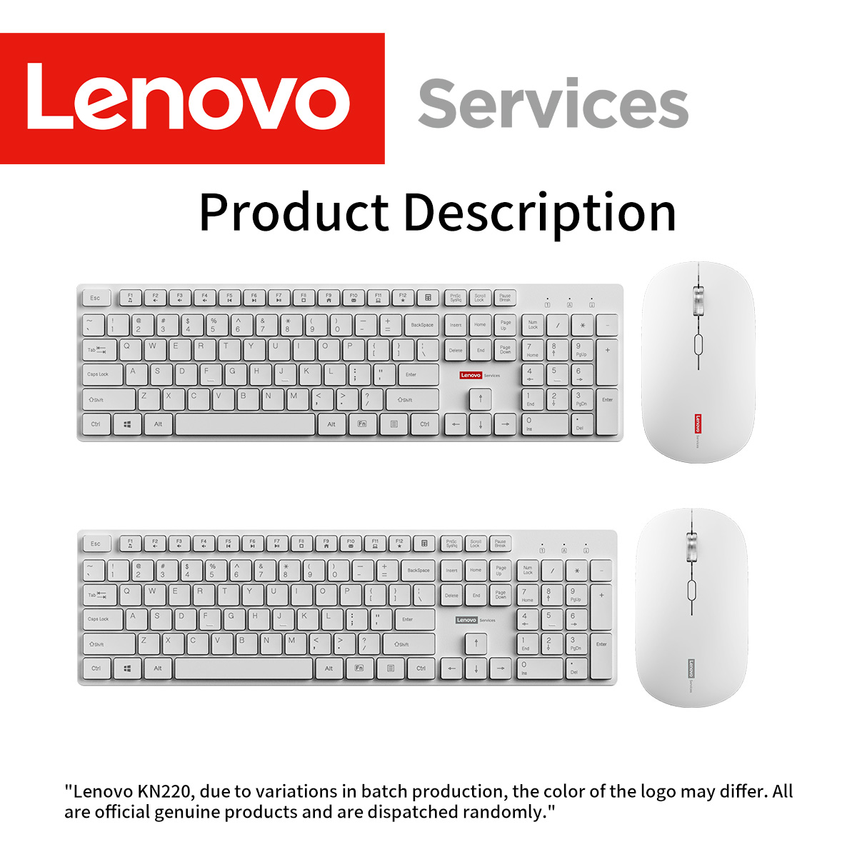 Lenovo KN220 Silent 2.4G Wirel - Laptop Accessories Combo review and price