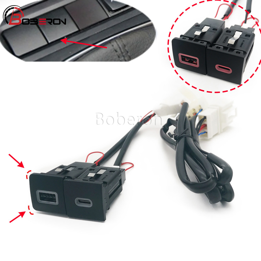 Red LED Quick Car Charger Sock - Usb C Power Adapter review and price