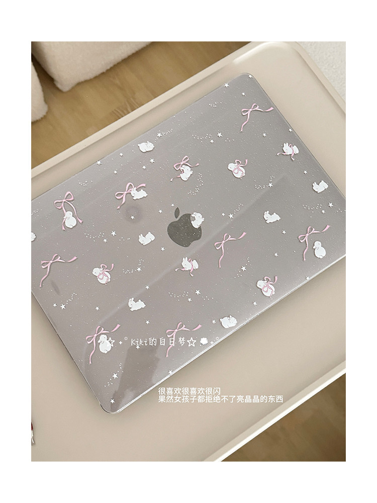 Cute Pink Bow Glitter Laptop C - Apple Accessories Laptop review and price