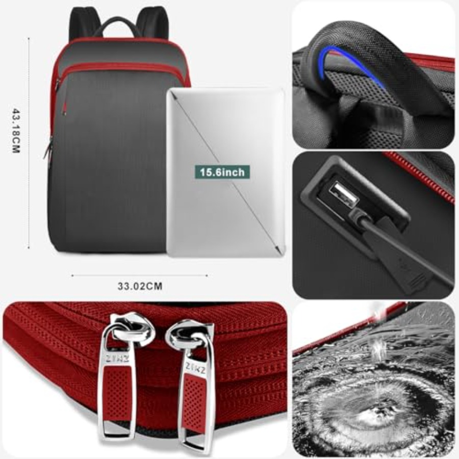 Slim and Expandable 15 15.6 16 - Laptop Backpack Anti Theft review and price