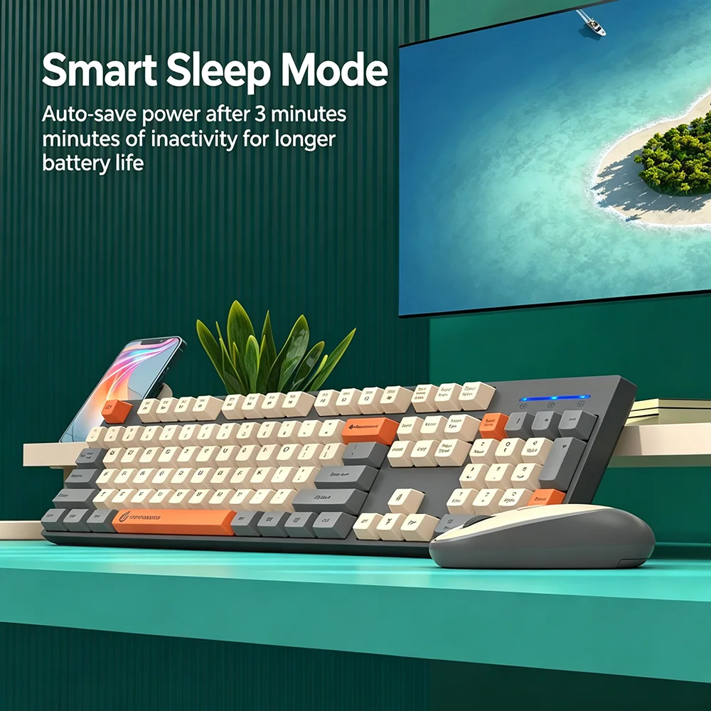 KEBIDUMEI 2.4G Wireless Keyboa - Laptop Accessories Combo review and price