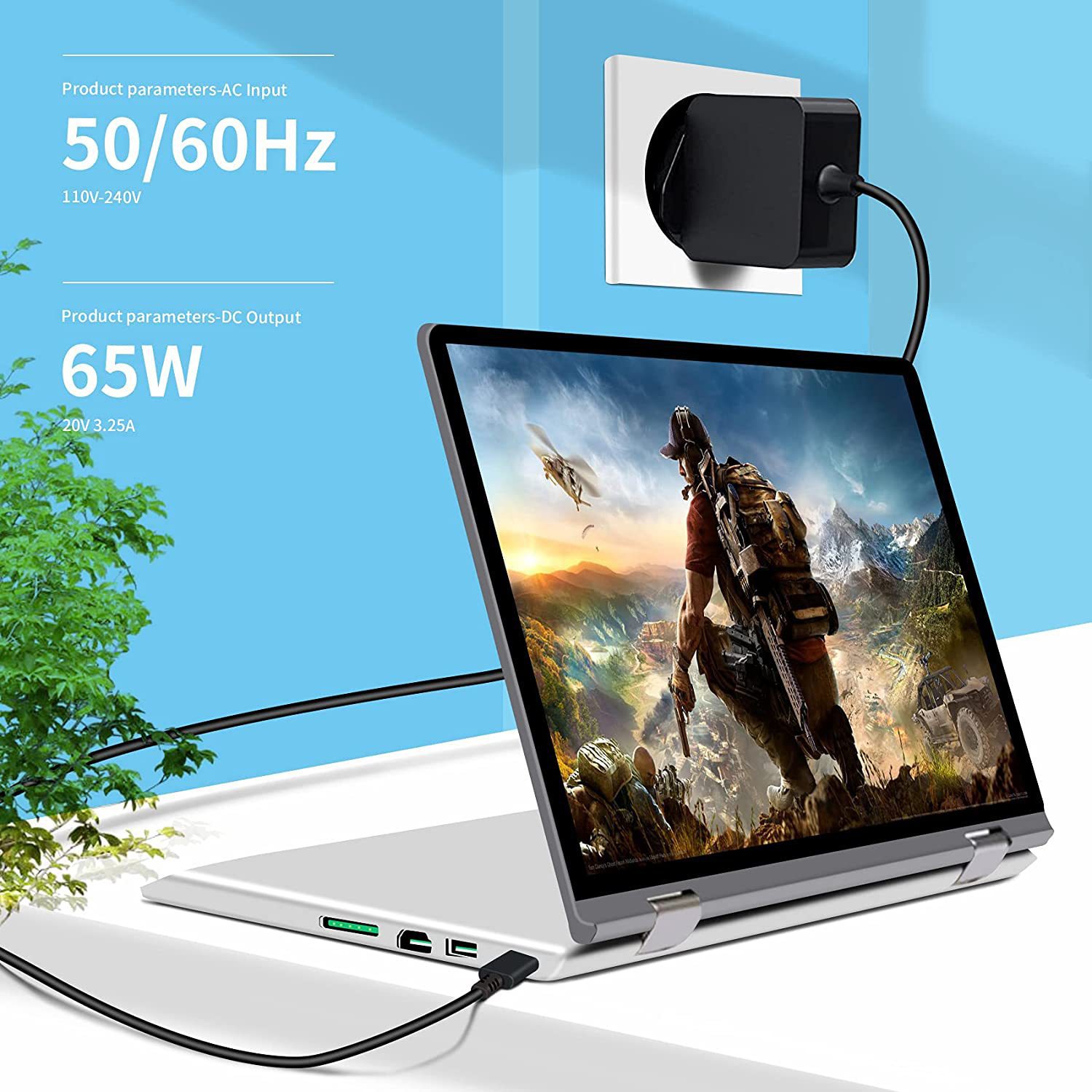 65W Type C 20V 3.25A 45W USB C - Laptop Accessories Dell review and price