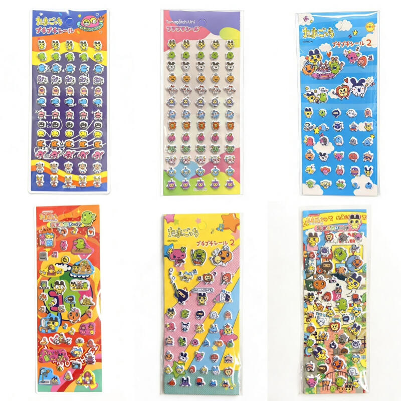 6Pcs Tamagotchi Cartoon Bubble - Laptop Accessories Toys review and price