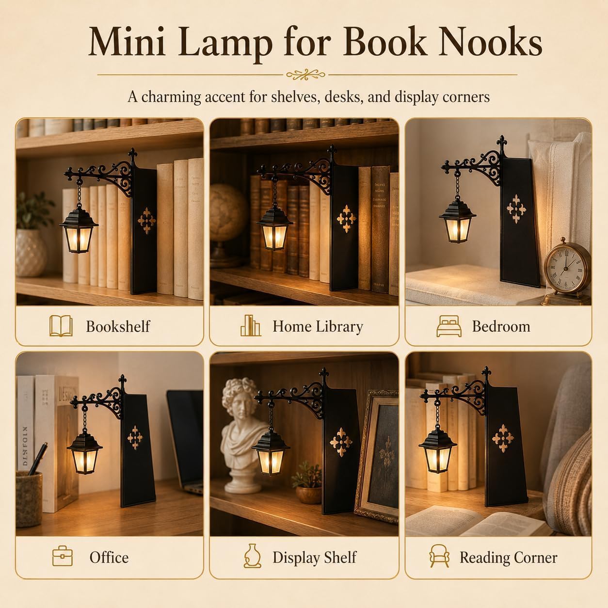 Vintage Library Lantern Mini B - Laptop Accessories Light review and price