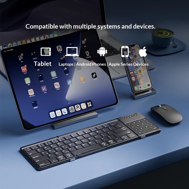 Mengzu Tri Fold Wireless Bluet - Laptop Accessories Toys review and price