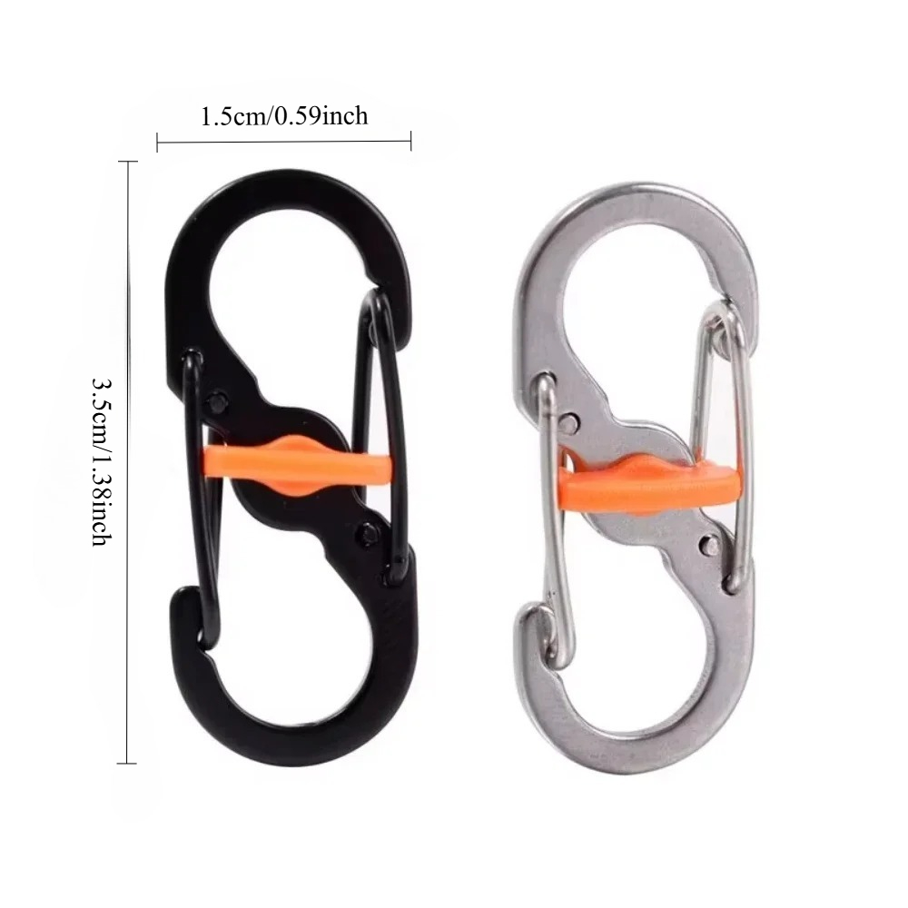5pcs Camping Buckle With Lock  - Laptop Backpack Anti Theft review and price