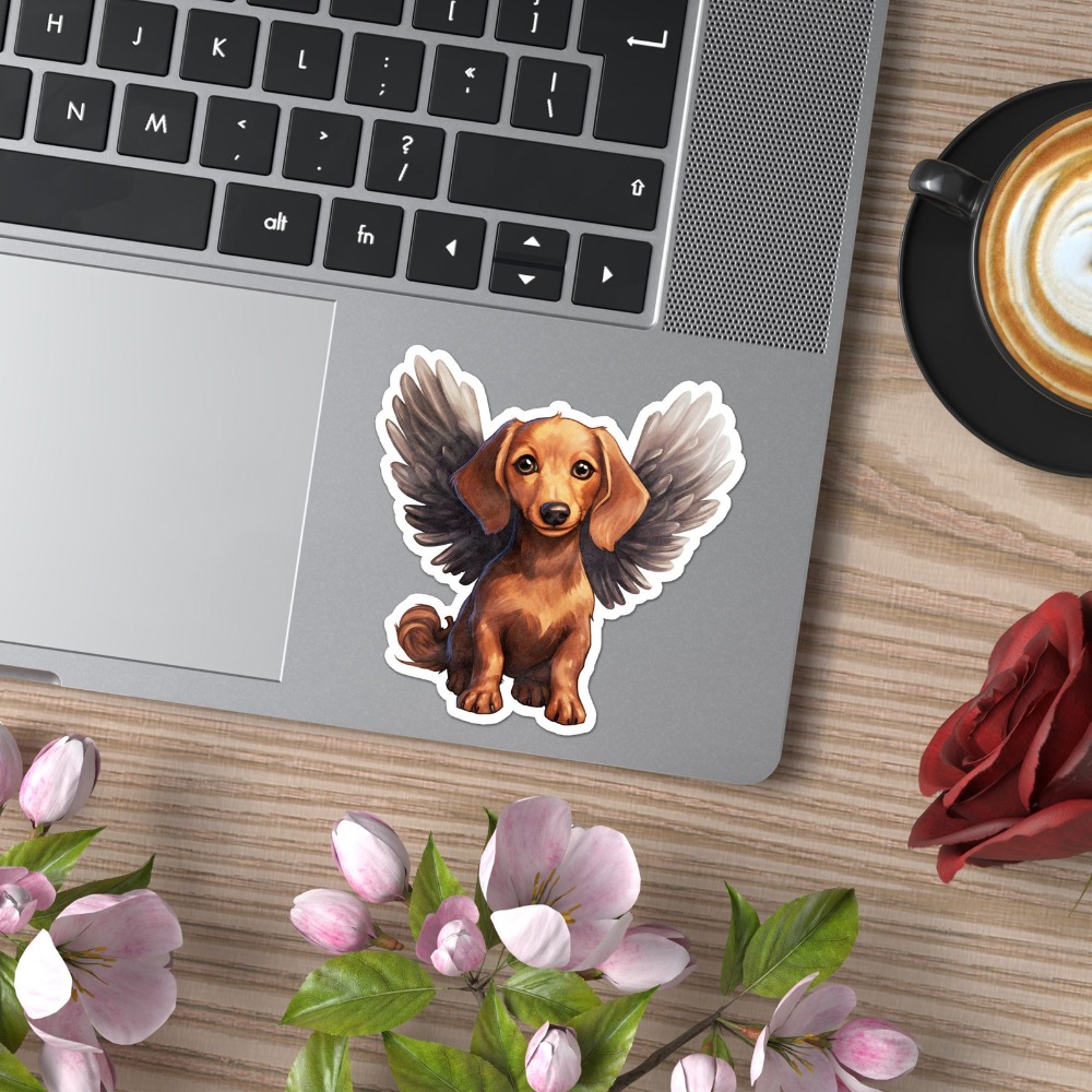 Dachshund Angel Vinyl New Must - Laptop Accessories You Must Have review and price