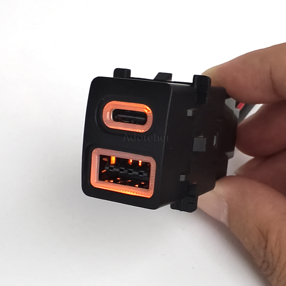 Modified Car USB QC3.0 Type-C  - Usb C Power Adapter review and price