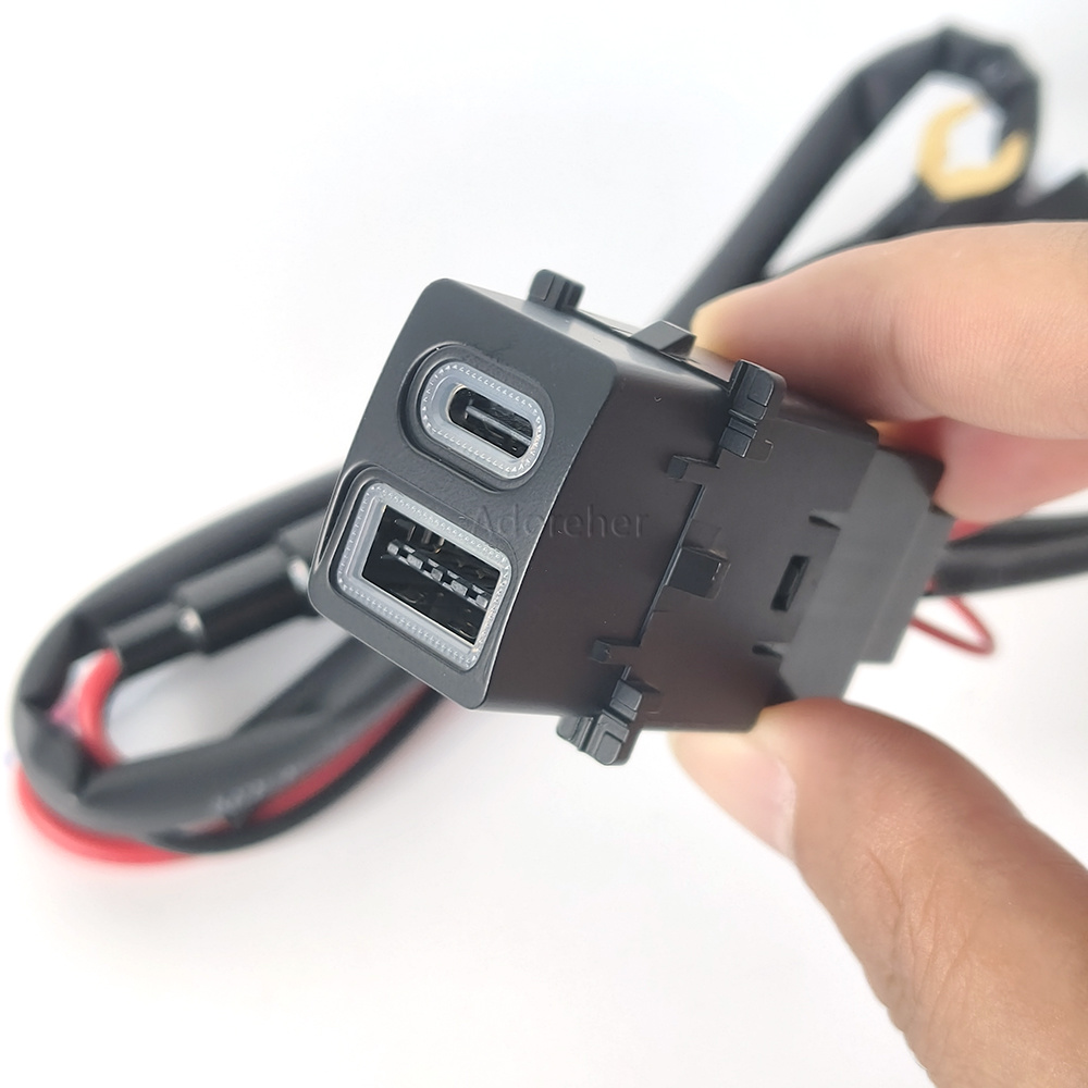 Modified Car USB QC3.0 Type-C  - Usb C Power Adapter review and price