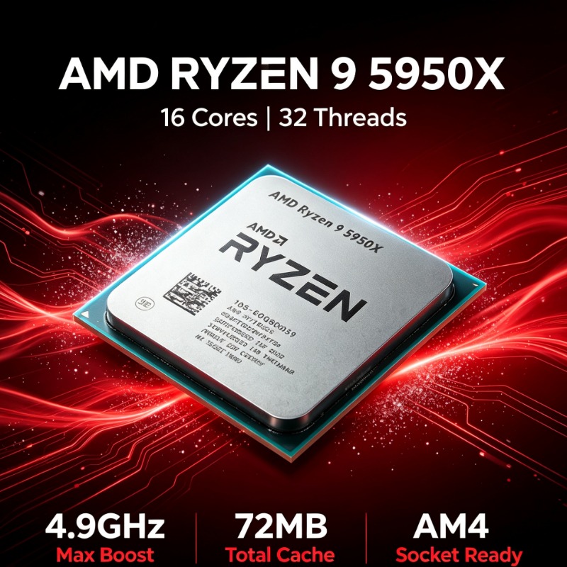 AM4 Processor AMD Ryzen 9 5950 - Amd Cpu Ryzen 9 review and price