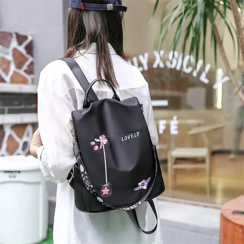 Waterproof Oxford Embroidery W - Laptop Backpack Anti Theft review and price