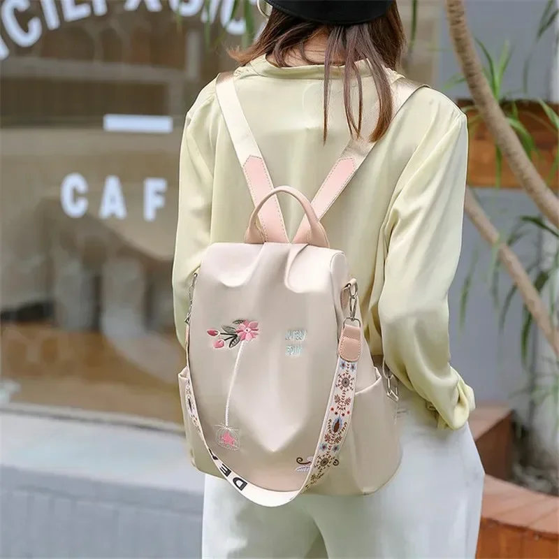 Waterproof Oxford Embroidery W - Laptop Backpack Anti Theft review and price