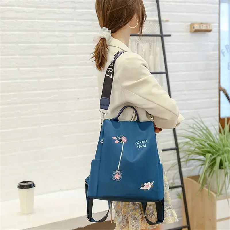 Waterproof Oxford Embroidery W - Laptop Backpack Anti Theft review and price